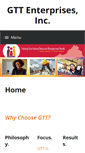 Mobile Screenshot of gttenterprises.net